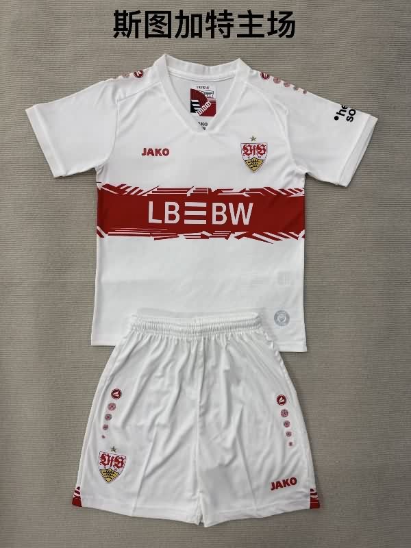 Stuttgart 25/26 Kids Home Soccer Jersey And Shorts Stuttgart 25/26 Kids Home Soccer Jersey And Shorts