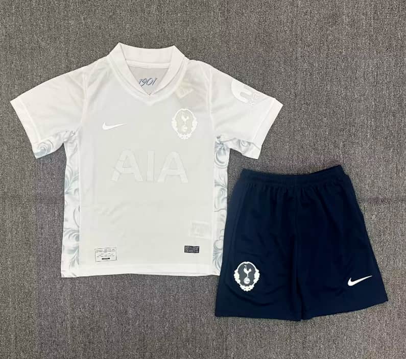Tottenham Hotspur 25/26 Kids 125th Anniversary Soccer Jersey And Shorts Tottenham Hotspur 25/26 Kids 125th Anniversary Soccer Jersey And Shorts