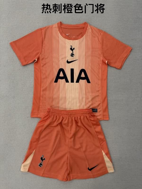 Tottenham Hotspur 25/26 Kids Orange Soccer Jersey And Shorts Tottenham Hotspur 25/26 Kids Orange Soccer Jersey And Shorts