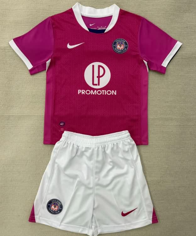 Toulouse 25/26 Kids Away Soccer Jersey And Shorts Toulouse 25/26 Kids Away Soccer Jersey And Shorts