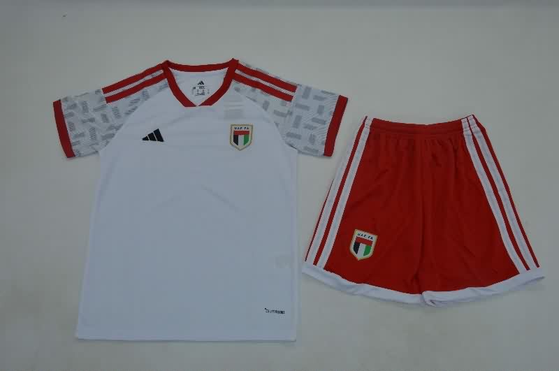 UAE 2026 Kids Home Soccer Jersey And Shorts