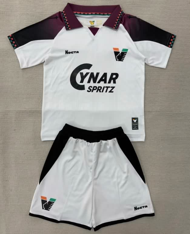 Venezia 25/26 Kids Away Soccer Jersey And Shorts Venezia 25/26 Kids Away Soccer Jersey And Shorts