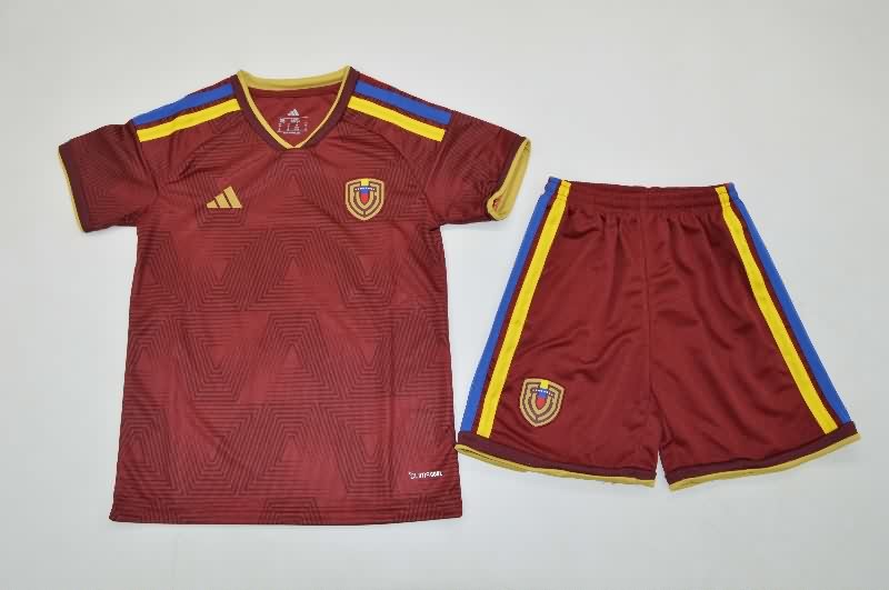 Venezuela 2026 Kids Home Soccer Jersey And Shorts Venezuela 2026 Kids Home Soccer Jersey And Shorts