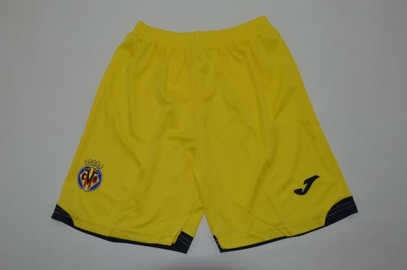 Villarreal 25/26 Kids Home Soccer Jersey And Shorts