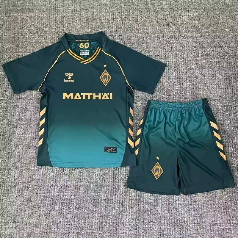 Werder Bremen 25/26 Kids Third Soccer Jersey And Shorts Werder Bremen 25/26 Kids Third Soccer Jersey And Shorts