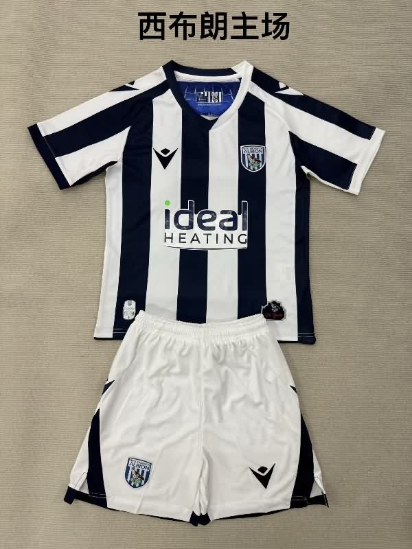 West Bromwich 25/26 Kids Home Soccer Jersey And Shorts West Bromwich 25/26 Kids Home Soccer Jersey And Shorts
