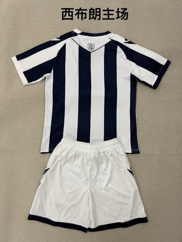 West Bromwich 25/26 Kids Home Soccer Jersey And Shorts