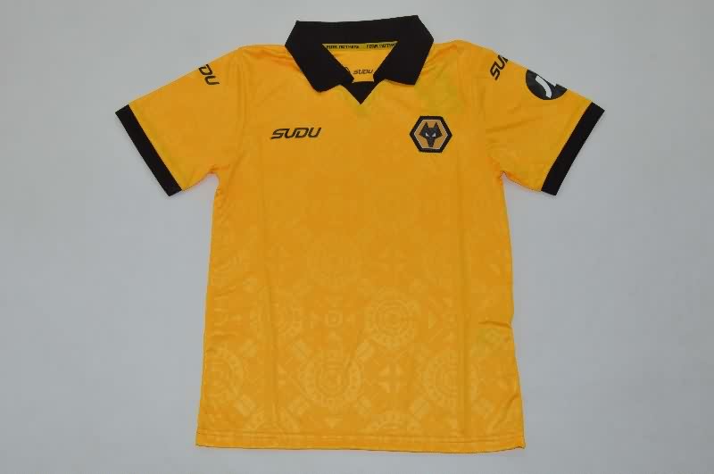 Wolves 25/26 Kids Home Soccer Jersey And Shorts