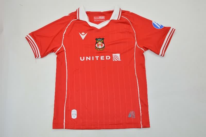 Wrexham 25/26 Kids Home Soccer Jersey And Shorts