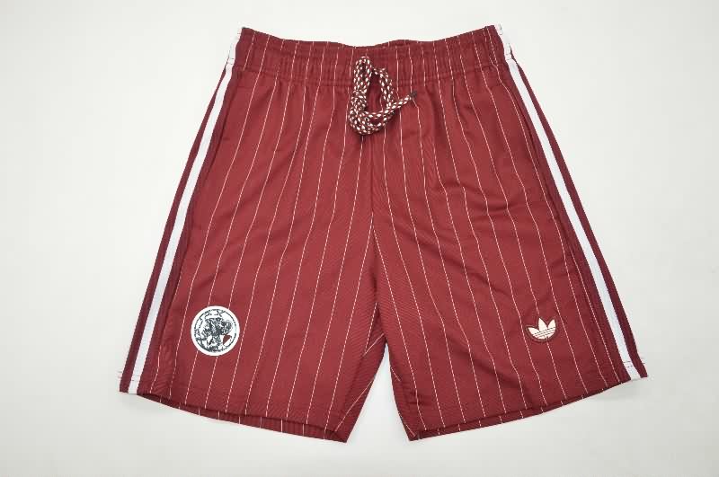 AAA(Thailand) Ajax 25/26 Red Soccer Shorts AAA(Thailand) Ajax 25/26 Red Soccer Shorts