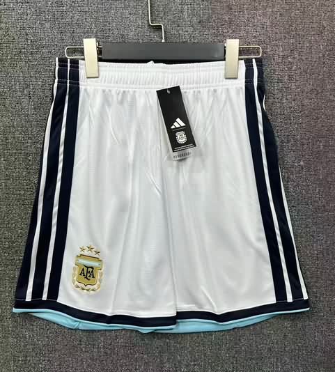 AAA(Thailand) Argentina 2026 White Soccer Shorts AAA(Thailand) Argentina 2026 White Soccer Shorts