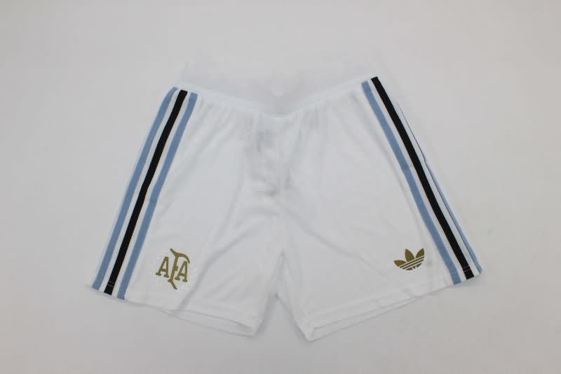 AAA(Thailand) Argentina 50th Anniversary White Soccer Shorts (Player) AAA(Thailand) Argentina 50th Anniversary White Soccer Shorts (Player)