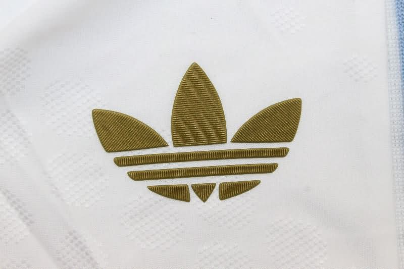 AAA(Thailand) Argentina 50th Anniversary White Soccer Shorts (Player)