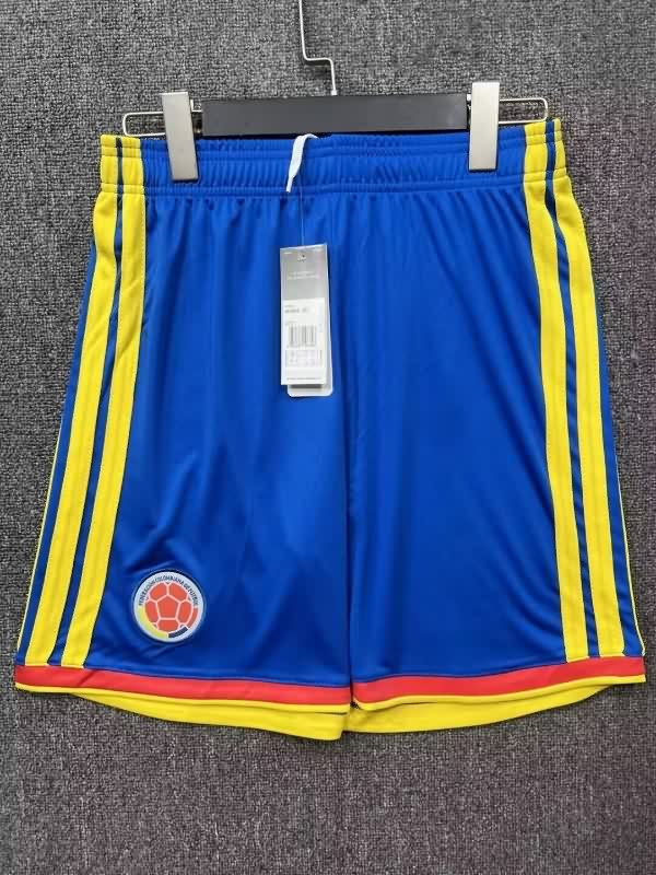 AAA(Thailand) Colombia 2026 Home Soccer Shorts AAA(Thailand) Colombia 2026 Home Soccer Shorts