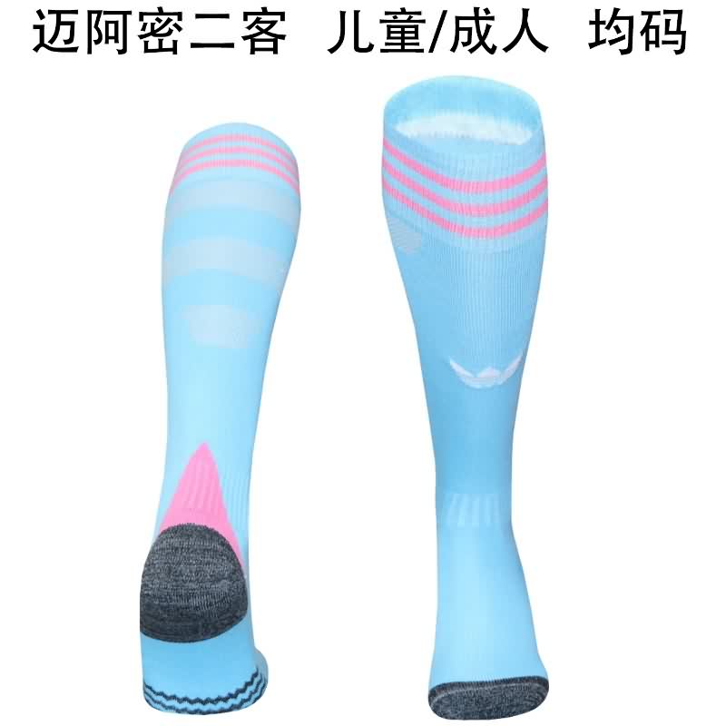 AAA(Thailand) Inter Miami 2025 Third Soccer Socks AAA(Thailand) Inter Miami 2025 Third Soccer Socks