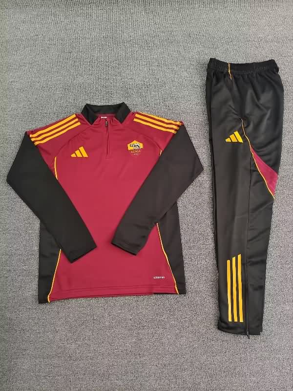 AAA(Thailand) AS Roma 25/26 Red Soccer Tracksuit AAA(Thailand) AS Roma 25/26 Red Soccer Tracksuit