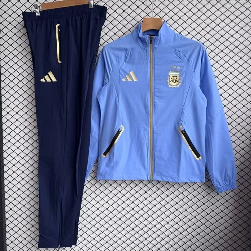 AAA(Thailand) Argentina 2026 Blue Soccer Tracksuit AAA(Thailand) Argentina 2026 Blue Soccer Tracksuit