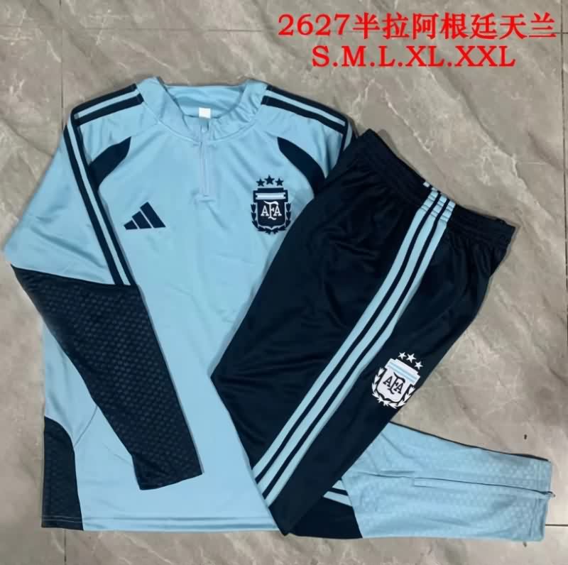 AAA(Thailand) Argentina 2026 Light Blue Soccer Tracksuit 02 AAA(Thailand) Argentina 2026 Light Blue Soccer Tracksuit 02