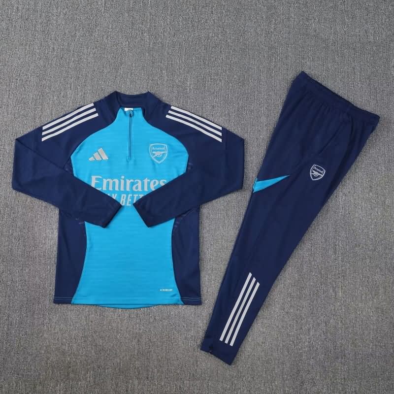 AAA(Thailand) Arsenal 25/26 Blue Soccer Tracksuit 02 AAA(Thailand) Arsenal 25/26 Blue Soccer Tracksuit 02