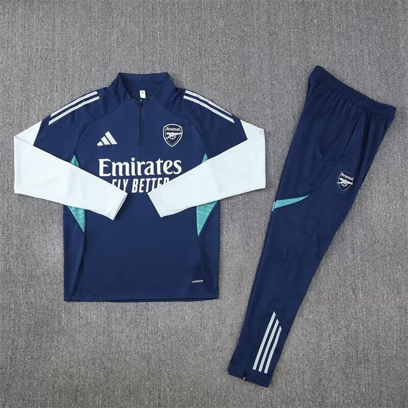 AAA(Thailand) Arsenal 25/26 Dark Blue Soccer Tracksuit 03 AAA(Thailand) Arsenal 25/26 Dark Blue Soccer Tracksuit 03