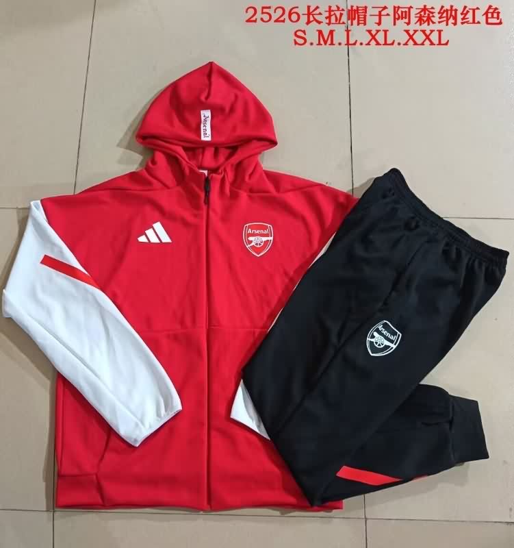 AAA(Thailand) Arsenal 25/26 Red Soccer Tracksuit 08 AAA(Thailand) Arsenal 25/26 Red Soccer Tracksuit 08
