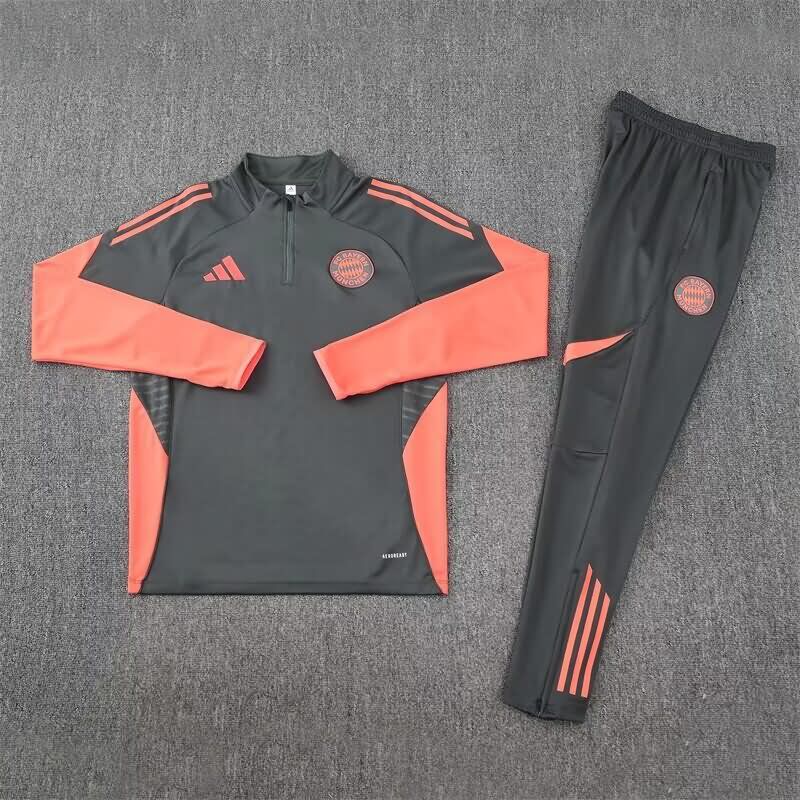 AAA(Thailand) Bayern Munich 25/26 Dark Grey Soccer Tracksuit AAA(Thailand) Bayern Munich 25/26 Dark Grey Soccer Tracksuit