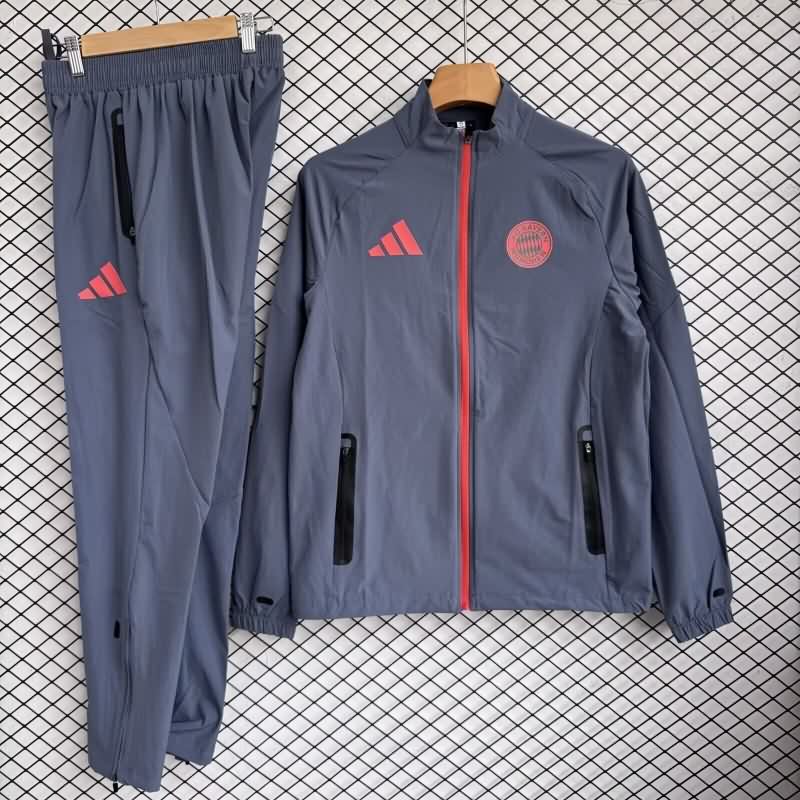 AAA(Thailand) Bayern Munich 25/26 Dark Grey Soccer Tracksuit 04 AAA(Thailand) Bayern Munich 25/26 Dark Grey Soccer Tracksuit 04