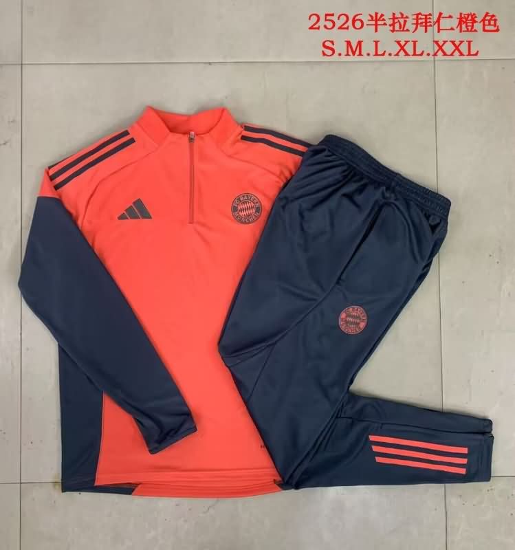 AAA(Thailand) Bayern Munich 25/26 Orange Soccer Tracksuit AAA(Thailand) Bayern Munich 25/26 Orange Soccer Tracksuit