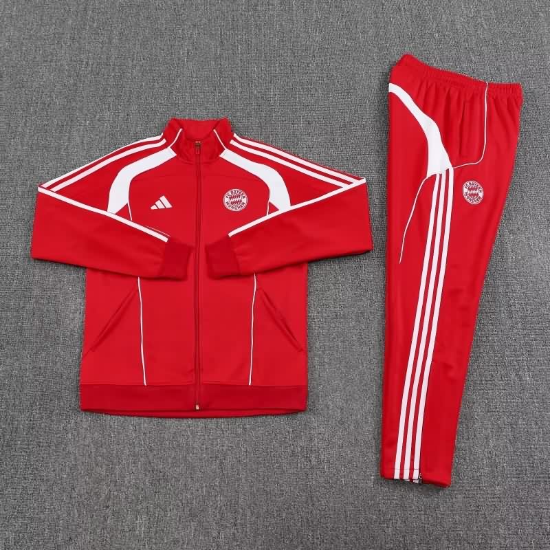 AAA(Thailand) Bayern Munich 25/26 Red Soccer Tracksuit AAA(Thailand) Bayern Munich 25/26 Red Soccer Tracksuit