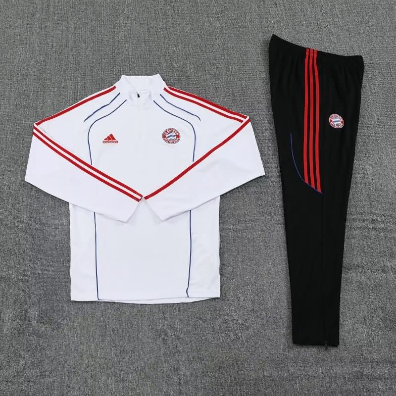AAA(Thailand) Bayern Munich 25/26 White Soccer Tracksuit 03 AAA(Thailand) Bayern Munich 25/26 White Soccer Tracksuit 03