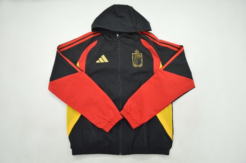 AAA(Thailand) Belgium 2026 Black Soccer Tracksuit