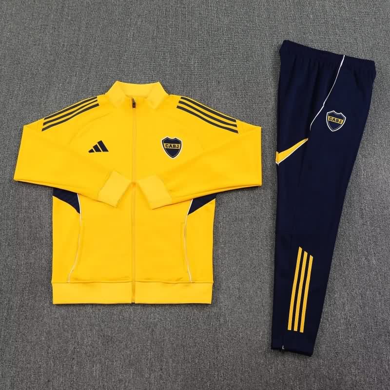 AAA(Thailand) Boca Juniors 2025 Yellow Soccer Tracksuit 03 AAA(Thailand) Boca Juniors 2025 Yellow Soccer Tracksuit 03