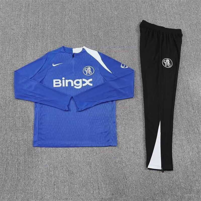 AAA(Thailand) Chelsea 25/26 Blue Soccer Tracksuit AAA(Thailand) Chelsea 25/26 Blue Soccer Tracksuit