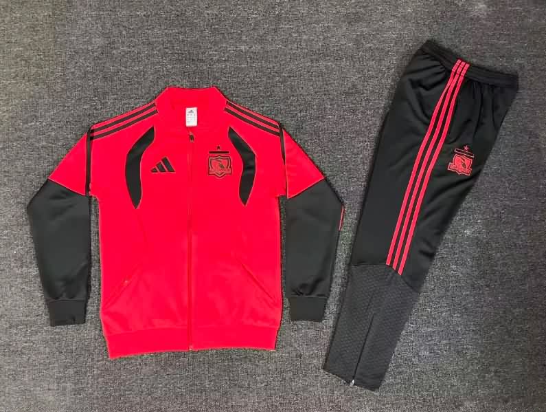 AAA(Thailand) Colo Colo 2026 Red Soccer Tracksuit AAA(Thailand) Colo Colo 2026 Red Soccer Tracksuit