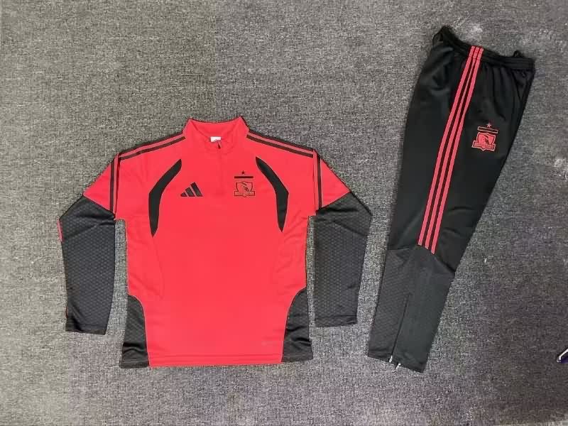 AAA(Thailand) Colo Colo 2026 Red Soccer Tracksuit 02 AAA(Thailand) Colo Colo 2026 Red Soccer Tracksuit 02