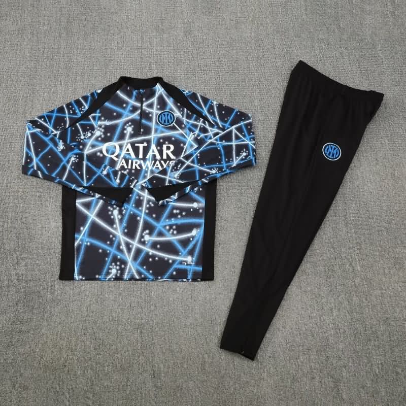 AAA(Thailand) Inter Milan 25/26 Black Soccer Tracksuit AAA(Thailand) Inter Milan 25/26 Black Soccer Tracksuit