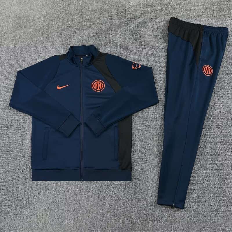 AAA(Thailand) Inter Milan 25/26 Dark Blue Soccer Tracksuit 02 AAA(Thailand) Inter Milan 25/26 Dark Blue Soccer Tracksuit 02