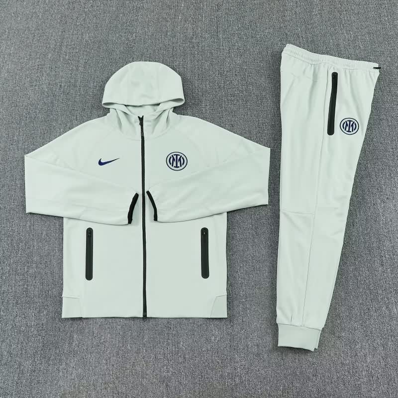 AAA(Thailand) Inter Milan 25/26 Grey Soccer Tracksuit 02 AAA(Thailand) Inter Milan 25/26 Grey Soccer Tracksuit 02