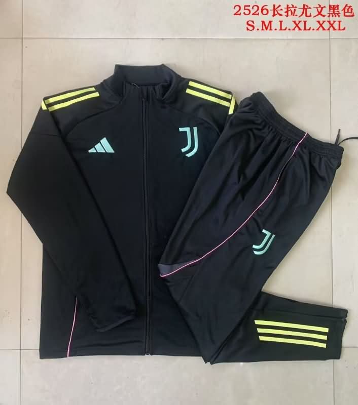 AAA(Thailand) Juventus 25/26 Black Soccer Tracksuit AAA(Thailand) Juventus 25/26 Black Soccer Tracksuit
