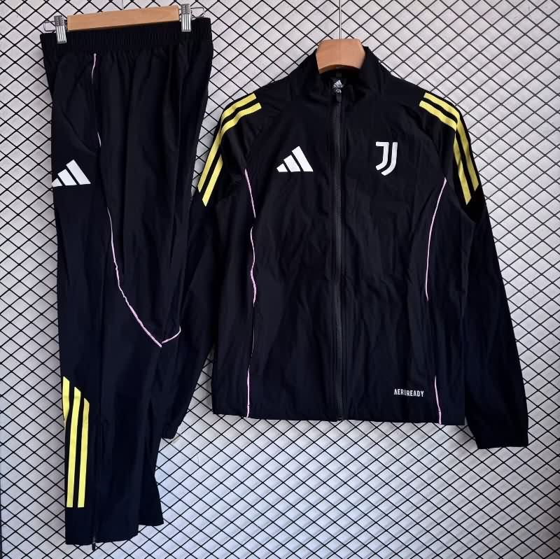AAA(Thailand) Juventus 25/26 Black Soccer Tracksuit 03 AAA(Thailand) Juventus 25/26 Black Soccer Tracksuit 03