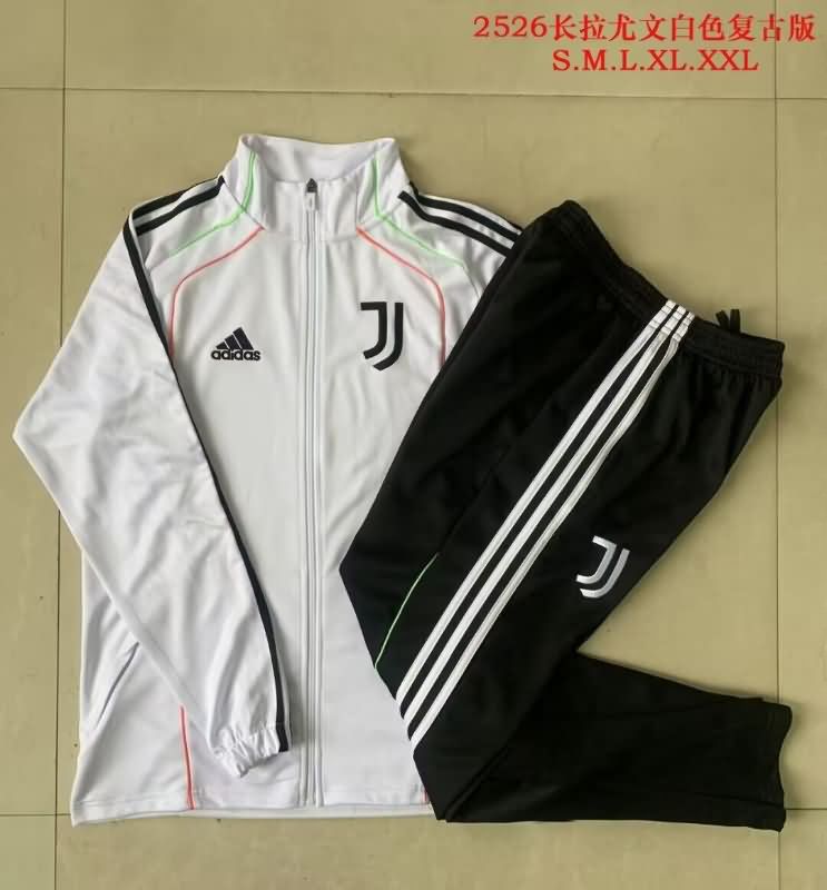 AAA(Thailand) Juventus 25/26 White Soccer Tracksuit AAA(Thailand) Juventus 25/26 White Soccer Tracksuit