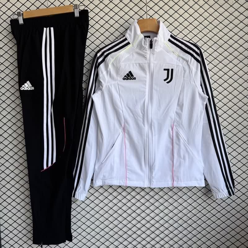 AAA(Thailand) Juventus 25/26 White Soccer Tracksuit 05 AAA(Thailand) Juventus 25/26 White Soccer Tracksuit 05