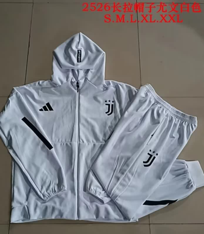 AAA(Thailand) Juventus 25/26 White Soccer Tracksuit 06 AAA(Thailand) Juventus 25/26 White Soccer Tracksuit 06