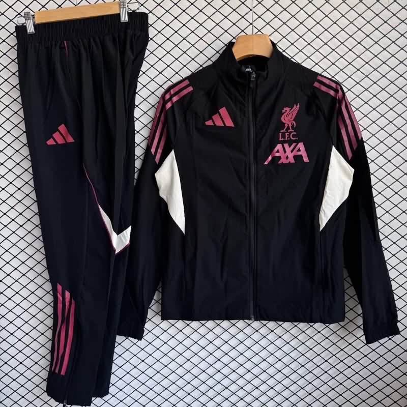 AAA(Thailand) Liverpool 25/26 Black Soccer Tracksuit 03 AAA(Thailand) Liverpool 25/26 Black Soccer Tracksuit 03