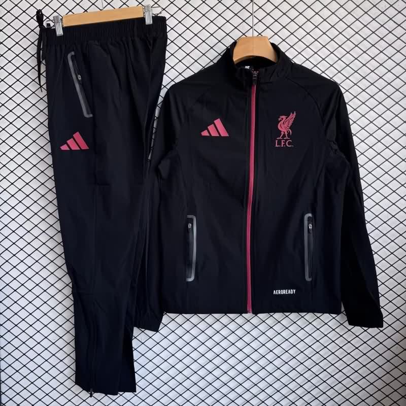 AAA(Thailand) Liverpool 25/26 Black Soccer Tracksuit 04 AAA(Thailand) Liverpool 25/26 Black Soccer Tracksuit 04