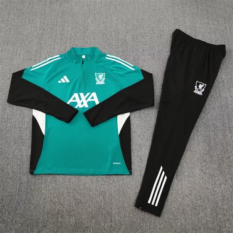 AAA(Thailand) Liverpool 25/26 Green Soccer Tracksuit AAA(Thailand) Liverpool 25/26 Green Soccer Tracksuit