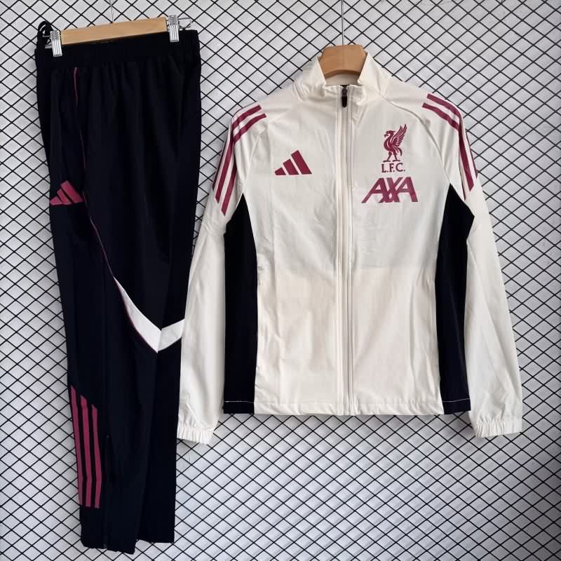 AAA(Thailand) Liverpool 25/26 Grey Soccer Tracksuit AAA(Thailand) Liverpool 25/26 Grey Soccer Tracksuit