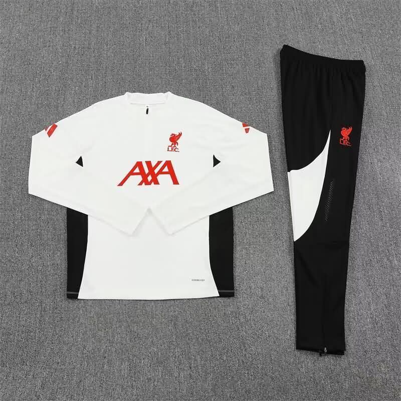 AAA(Thailand) Liverpool 25/26 White Soccer Tracksuit 02 AAA(Thailand) Liverpool 25/26 White Soccer Tracksuit 02