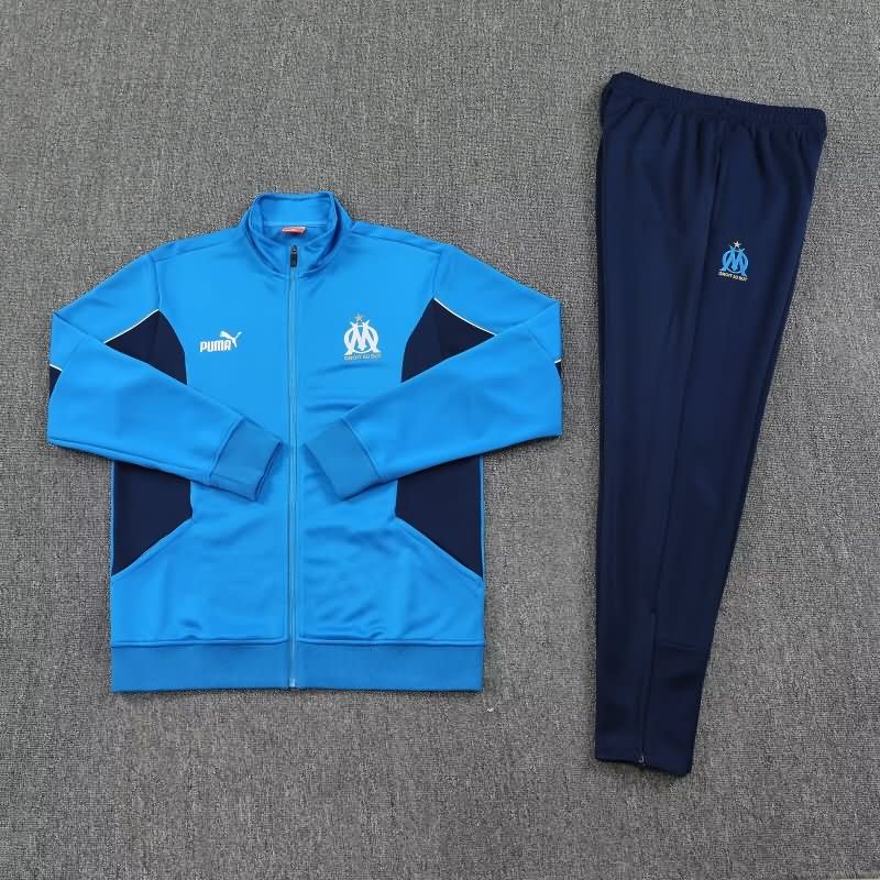 AAA(Thailand) Marseilles 25/26 Blue Soccer Tracksuit AAA(Thailand) Marseilles 25/26 Blue Soccer Tracksuit