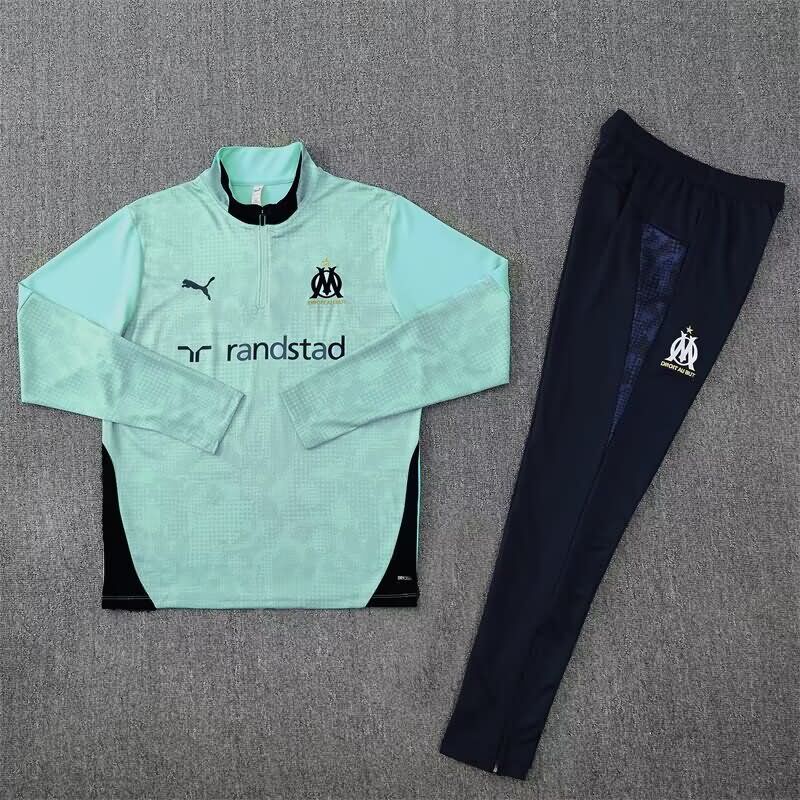 AAA(Thailand) Marseilles 25/26 Green Soccer Tracksuit AAA(Thailand) Marseilles 25/26 Green Soccer Tracksuit